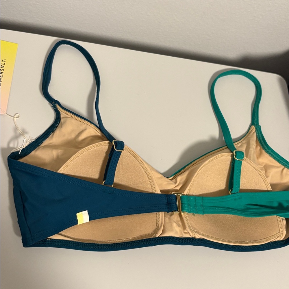 NWT [Summersalt] Marina Bikini Swim Top Seaglass & Seaweed Womens Multiple Sizes - Picture 14 of 16